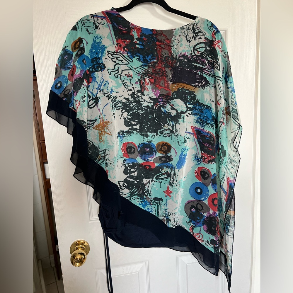 Asymmetrical blouse